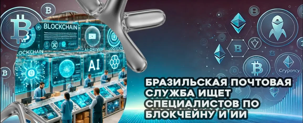 Бразильская почтовая служба ищет специалистов по блокчейну и ИИ.webp