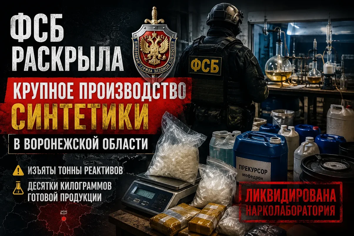 ФСБ раскрыла нарколабораторию в Воронежской области.webp