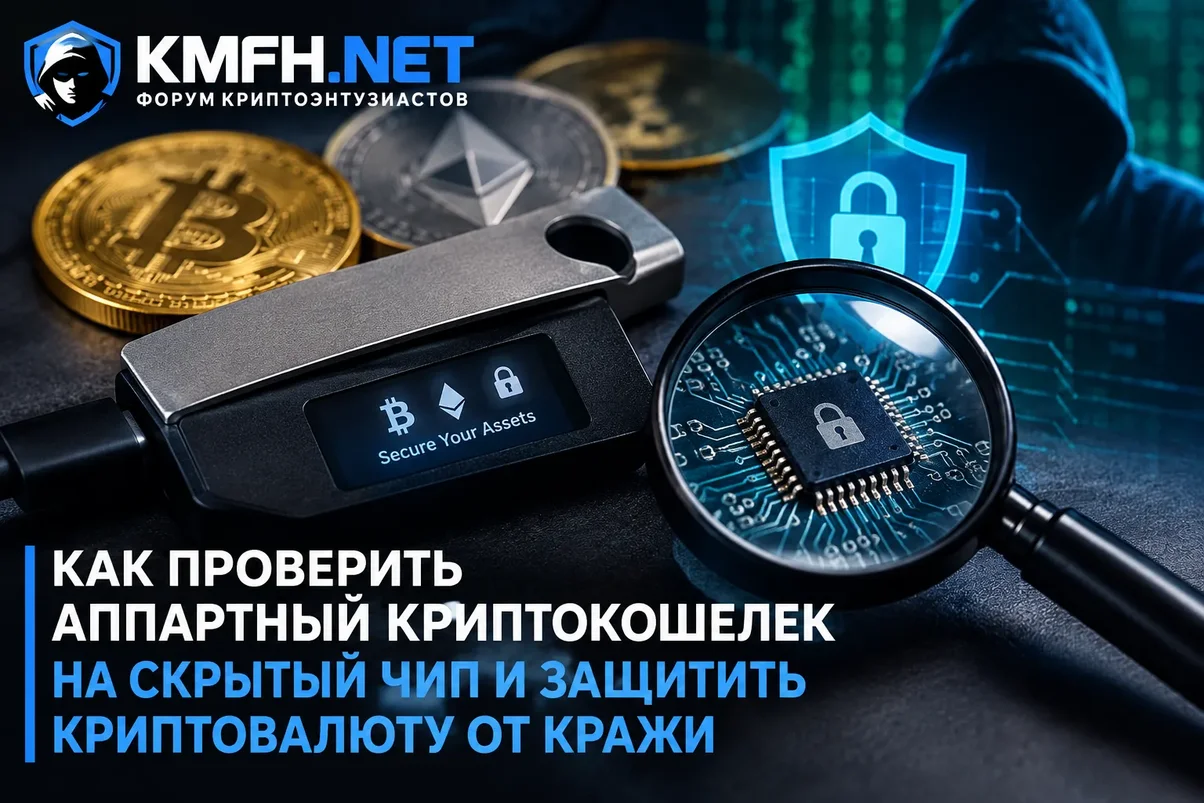 Как проверить аппаратный криптокошелек.webp