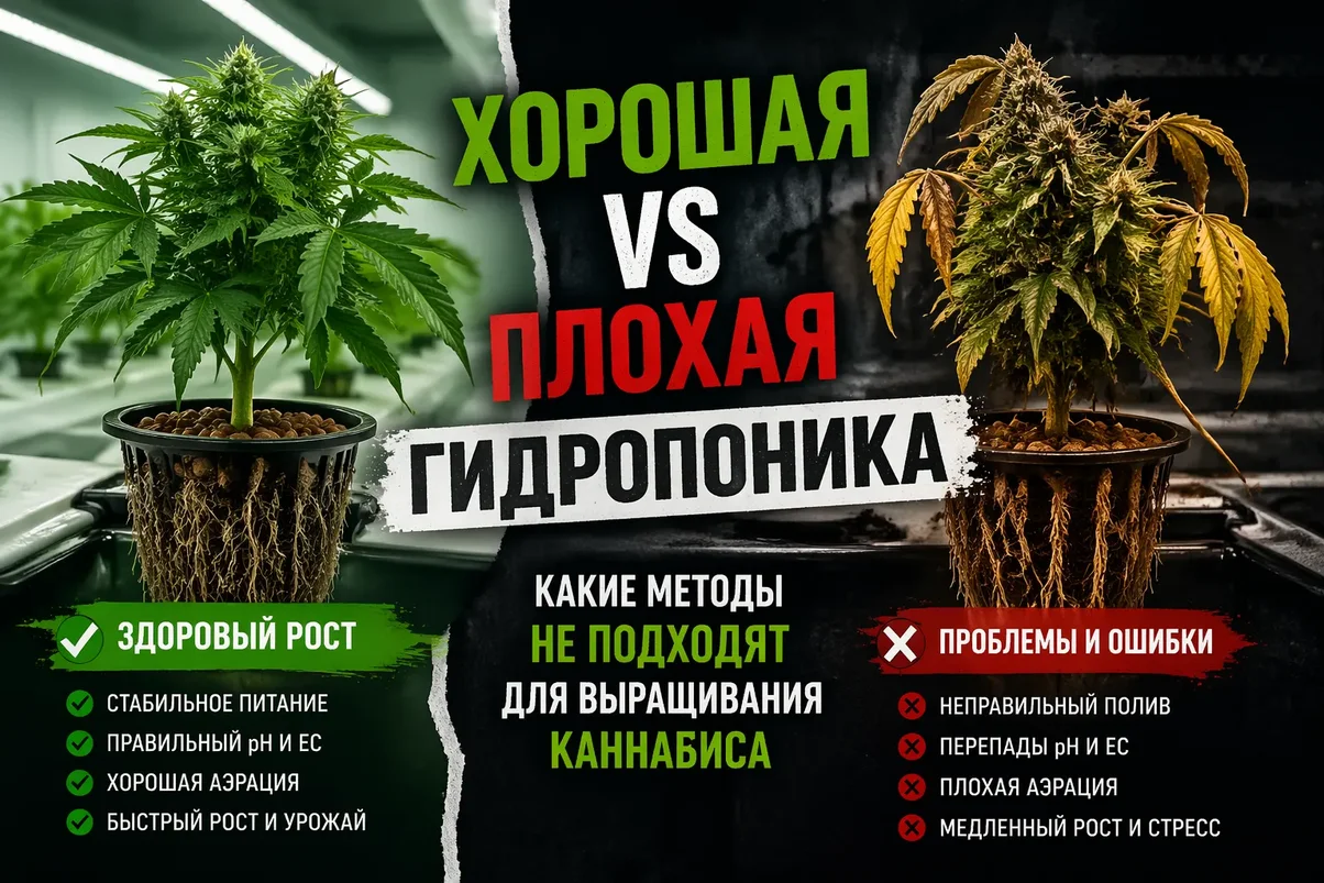Какие гидропонные системы не подходят для выращивания каннабиса.webp