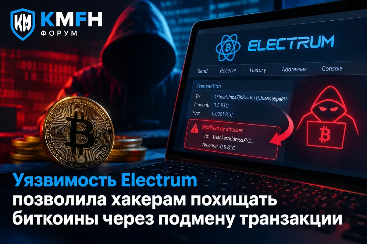 Хакеры атаковали пользователей Electrum.webp