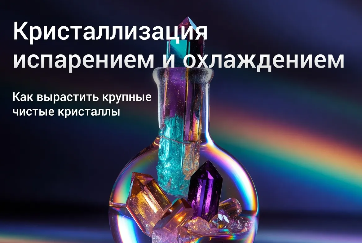 Кристаллизация испарением и охлаждением.webp