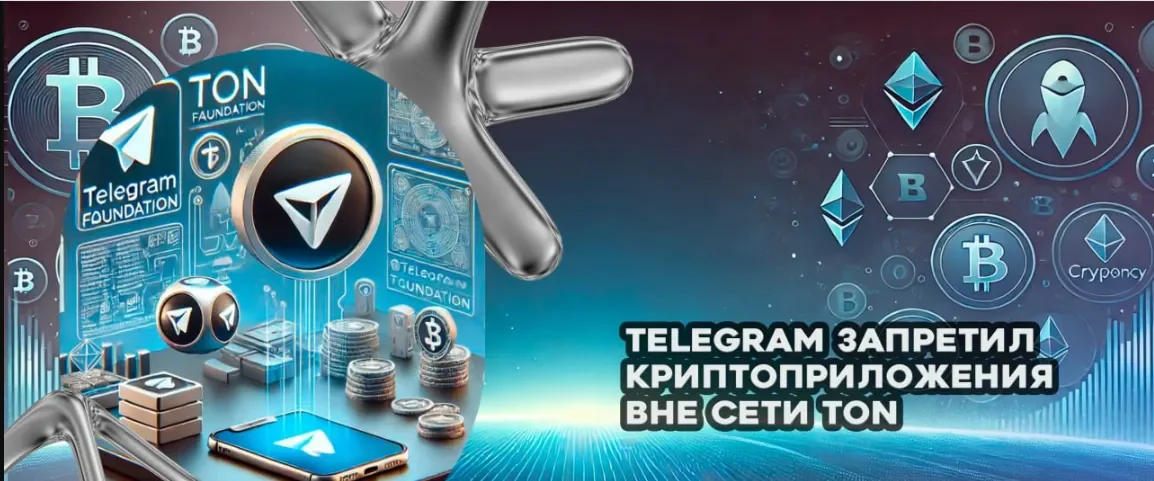 Telegram запретил криптоприложения вне сети TON.webp