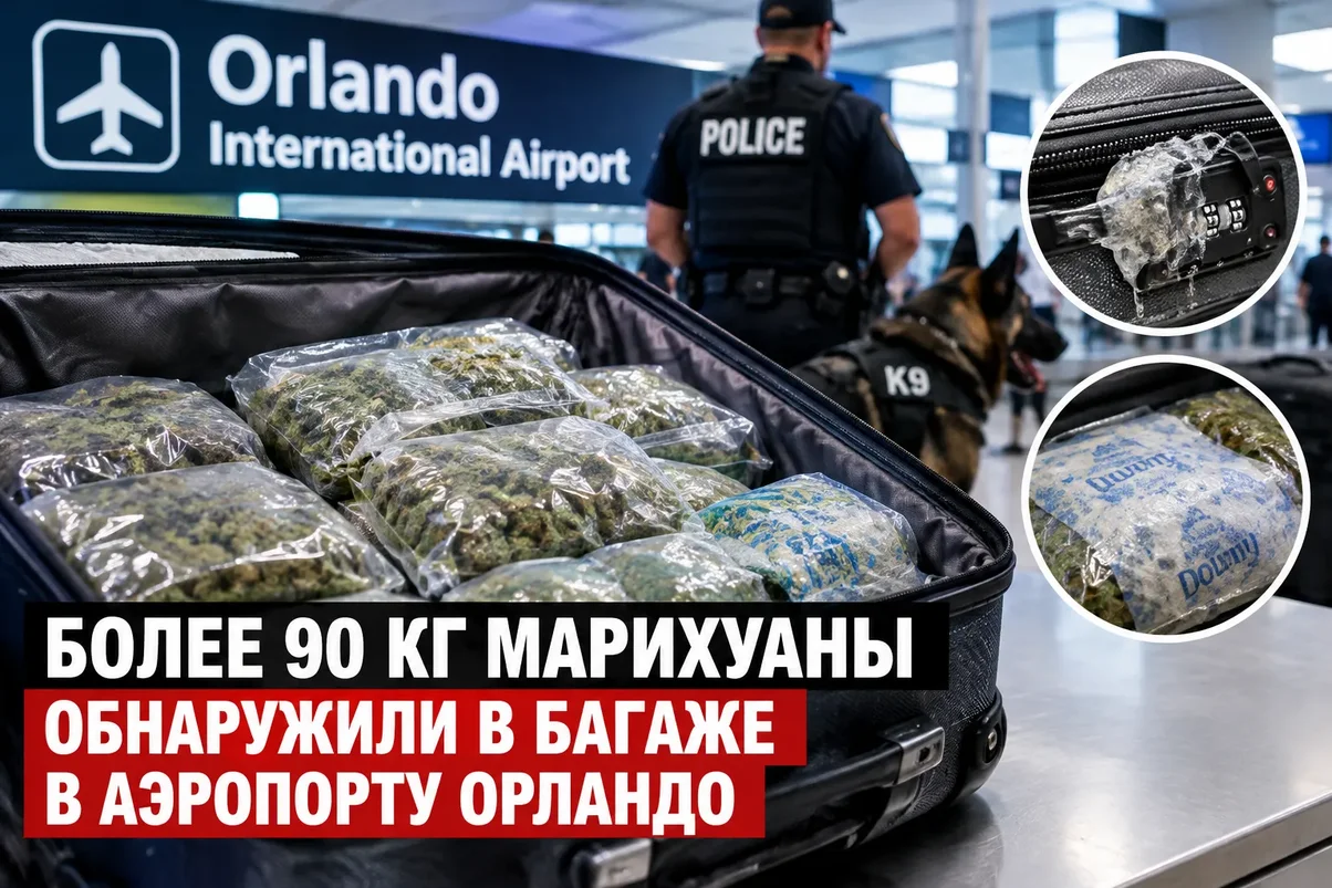 В аэропорту Орландо изъяли более 90 кг марихуаны.webp
