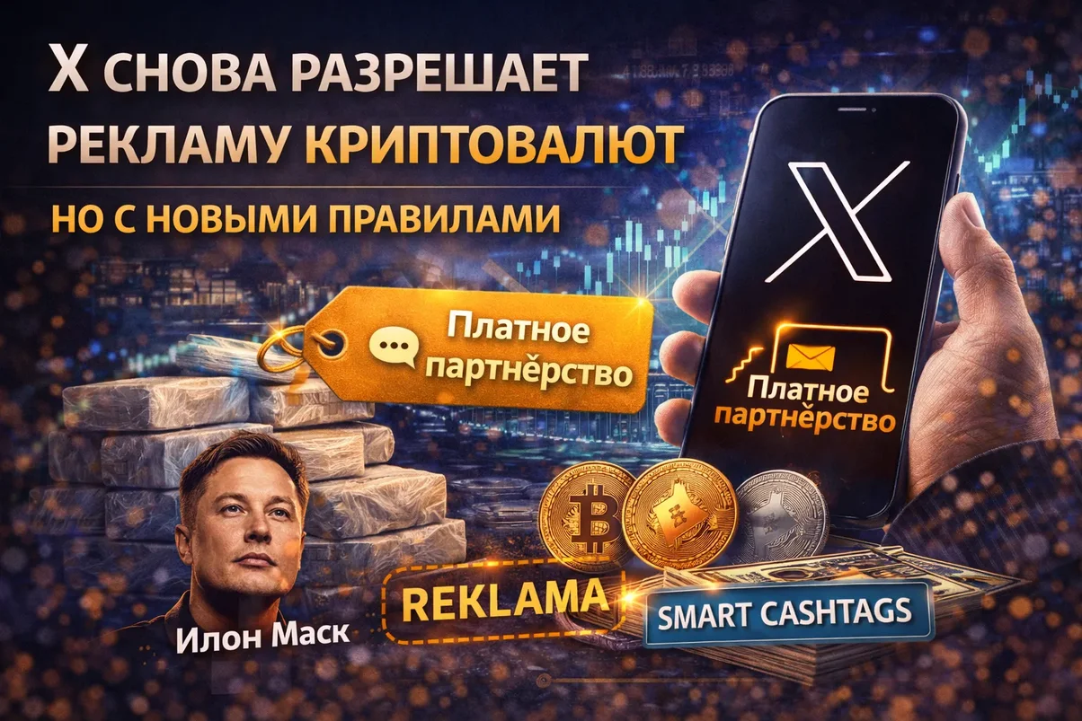 X снова разрешает рекламу криптовалют.webp