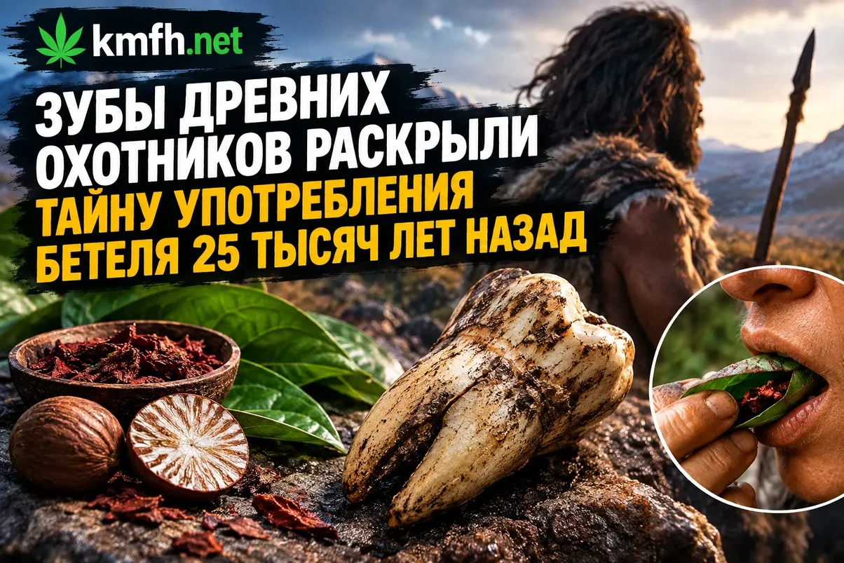 Зубы древних охотников раскрыли тайну употребления бетеля 25 тысяч лет назад.webp